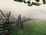 Morning Fog on a Mountain Farm Photographic Print by Gary W. Carter
