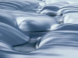 Undulating Snowbanks and Frozen Stream Photographic Print by Pat O'Hara