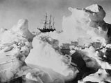 Ernest Shackleton's Ship Endurance Trapped in Ice Photographie par Bettmann 