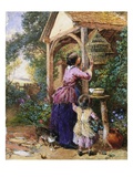 The Bird Cage Giclee Print by Myles Birket Foster