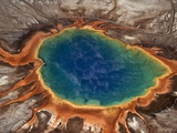 Steaming Blue Hot Spring Fotografie-Druck von Raymond Gehman