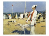 The Seaside reproduction procédé giclée par Francois Flameng