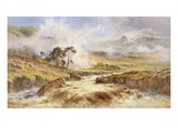 A Stormy Landscape Giclee Print by Robert Gallon