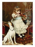 Charles Burton Barber - The Broken String - Giclee Baskı Charles Burton Barber - The Broken String - Giclee Baskı