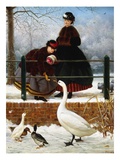 Au parc Reproduction procédé giclée par George Dunlop Leslie