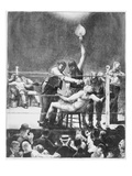 Between Rounds Giclee-trykk av George Wesley Bellows Between Rounds Giclee-trykk av George Wesley Bellows
