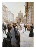 The Carnival Giclee Print by Franz Gailliard