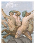 Detail of Centaur, Triton and Sea Nymph from Galatea Giclee Print by Raphael 