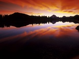 Sunset in the Teton Range Photographic Print by Daniel Cox