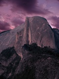 Purple Sky over Half Dome Photographic Print by Jim Zuckerman