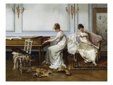 Fantasia in White Giclee Print by Albert Ludovici