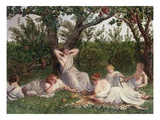 The Poets Harvest Home reproduction procédé giclée par William Bell Scott
