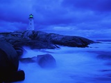 Lighthouse on Rocky Shore Photographic Print by Jim Richardson