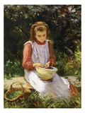 Shelling Peas Giclee Print by William Banks Fortescue