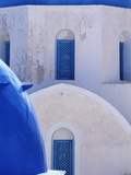 Windows and Arches of a Whitewashed Church Photographic Print by Jonathan Hicks