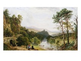 A View of the Wye River, South Wales Giclee Print by John F. Tennant