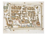 The Chinese Factory in Nagasaki Founded 1688, Book from Illustrations of Japan ... Anecdotes of the Reproduction procédé giclée par Isaac Titsingh