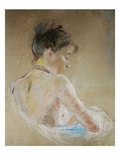 Girl with Naked Shoulders Reproduction procédé giclée par Berthe Morisot