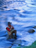 Fly Fishing on the Snake River Photographic Print by Ben Blankenburg