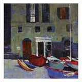 Carmine Boats Giclee Print by Patti Mollica