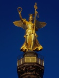 Detail of the Victory Column Statue by Friedrich Darke Photographic Print by Jonathan Hicks
