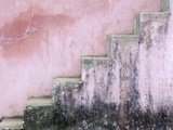 Mildew on Pink Stairs Photographic Print by Paul Souders