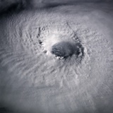 Eye of Typhoon Odessa from Space Photographic Print