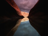 Reflection In Waterpocket Fold Photographic Print by Marc Muench