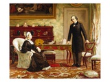Queen Victoria Interviewing Disraeli at Osborne House Giclee Print by Theodore Blake Wirgman