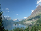 Lake Below Glaciated Peaks Photographic Print by Neil Rabinowitz