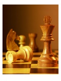 Chess Pieces Reproduction procédé giclée par Matthias Kulka