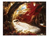 A Sleeping Beauty Giclee Print by Richard Westall