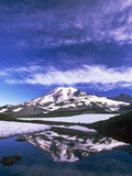 Mount Rainier Reflected in Pond Photographic Print by Craig Tuttle