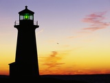 Peggy's Cove Lighthouse at Sunset Photographic Print by Paul Souders