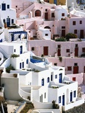 Hillside Buildings on Santorini Photographie par Bob Jacobson