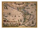 Map of America Giclee Print by Gerardus Mercator