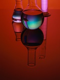 Labware with Liquid Photographic Print by James L. Amos