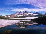 Mount Rainier Reflected in Pond Photographic Print by Craig Tuttle