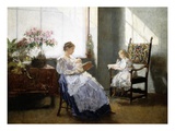 Golden Hours Giclee Print by Hans Tichy
