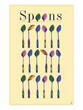 Spoons Giclee Print by Steve Collier