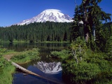 Mount Rainier and Reflection Lake Photographic Print by Terry Eggers
