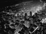 Overview of Manhattan at Night Photographic Print