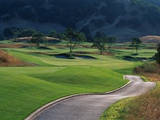 Cartpath Alongside a Fairway Fotografisk trykk av Morton Beebe
