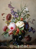 A Still Life of Summer Flowers Photographic Print by Hans Hermann