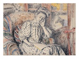 Woman Resting on a Couch Reproduction procédé giclée par Georges Lemmen