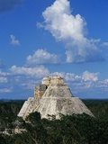 Pyramid of the Magician at Uxmal Photographic Print by Danny Lehman