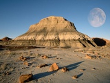 Moon and Rock Formation Fotografisk trykk av Tom Bean