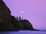 Purple Skies Over Lighthouse Photographic Print by Craig Tuttle