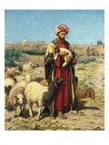 A Shepherd of Jerusalem Giclee Print by William J. Webbe