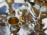 Silver Tea Service Fotografie-Druck von Terry Vine